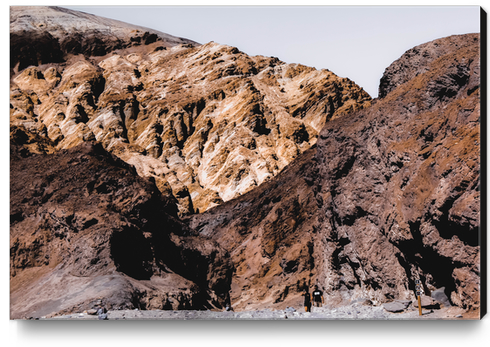 Desert mountain at Death Valley national park, California, USA Canvas Print by Timmy333