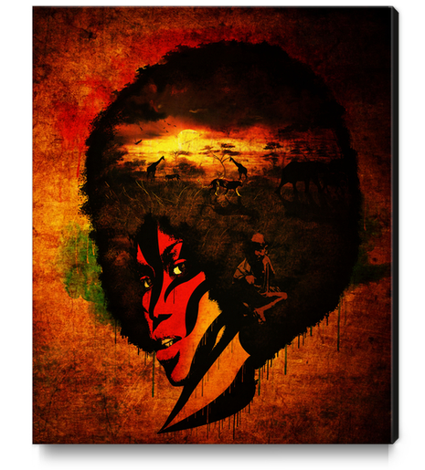 Afroca Canvas Print by dEMOnyo