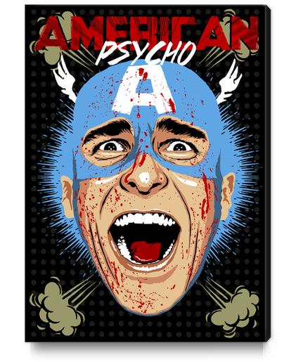 Captain Psycho Canvas Print by Butcher Billy