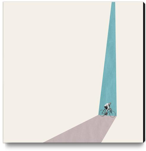 Bicycle Canvas Print by Oleg Borodin