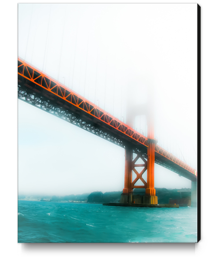 bridge and bay view at Golden Gate Bridge, San Francisco, USA Canvas Print by Timmy333