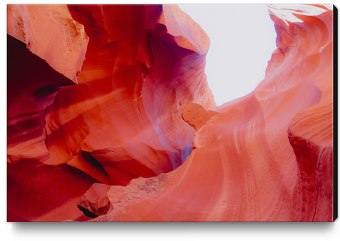 Sandstone texture abstract at Antelope Canyon Arizona USA Canvas Print by Timmy333