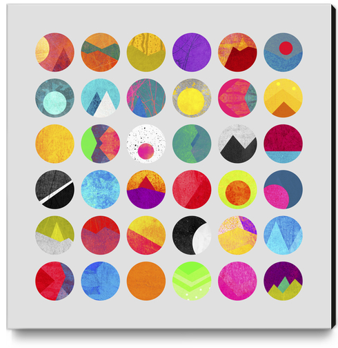 Dots Canvas Print by Elisabeth Fredriksson