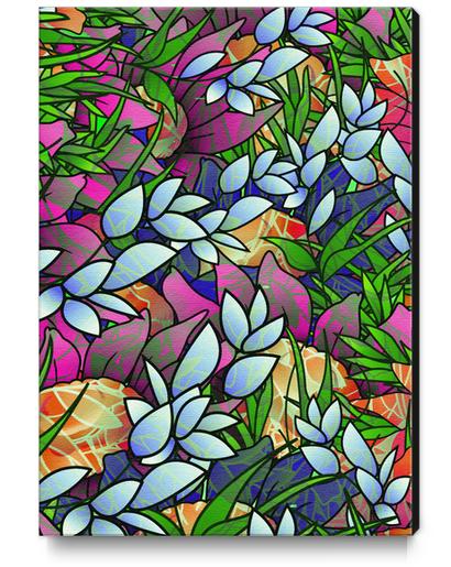 Floral Abstract Artwork G464 Canvas Print by MedusArt