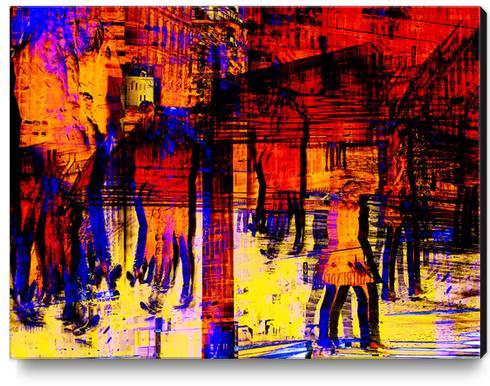 People at Hamburg Canvas Print by Gabi Hampe