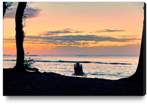 morning beach at Kauai, Hawaii, USA Canvas Print by Timmy333