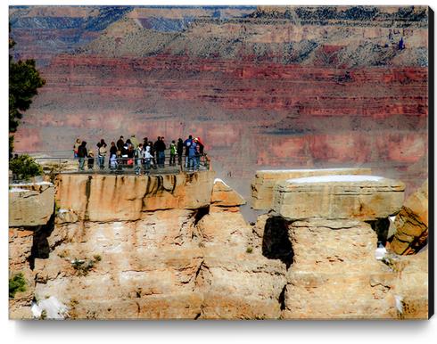 Beautiful scenic at Grand Canyon national park, USA in winter Canvas Print by Timmy333