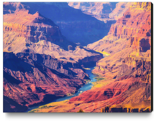 mountain and desert at Grand Canyon national park, USA Canvas Print by Timmy333