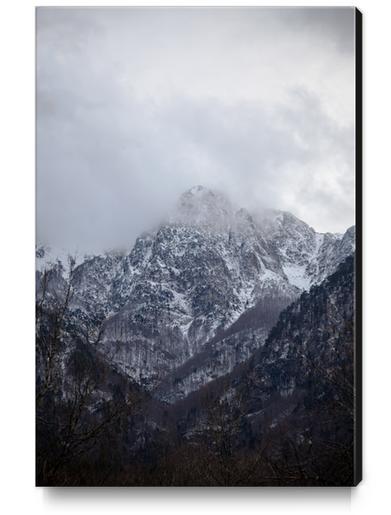 Mountains in the background XII Canvas Print by Salvatore Russolillo