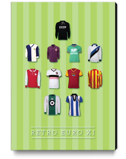 RETRO EURO XI Canvas Print by Louis Loizou