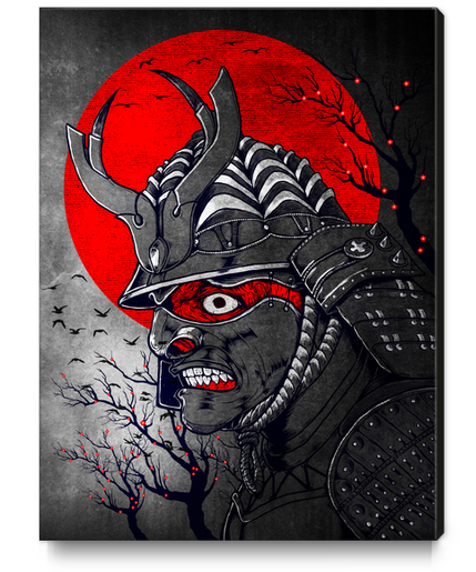 Samurai Z Canvas Print by TenTimesKarma