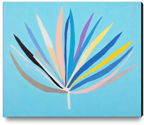 Palm leaf Canvas Print by Sana Kulic