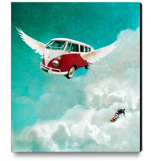 Sky-surf Canvas Print by tzigone