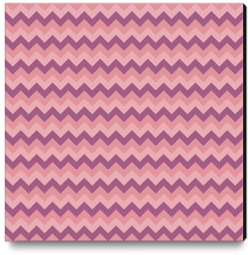 Lovely Chevron Canvas Print by Amir Faysal