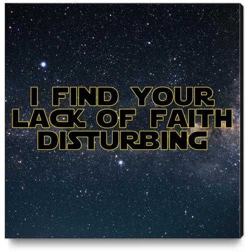 I find your lack of faith disturbing Canvas Print by Alexandre Ibáñez