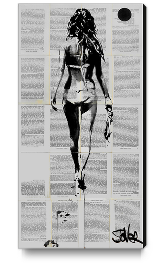 BEACHCOMBER Canvas Print by loui jover