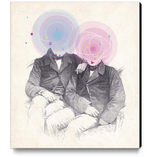 Goncourt Brothers Canvas Print by tzigone