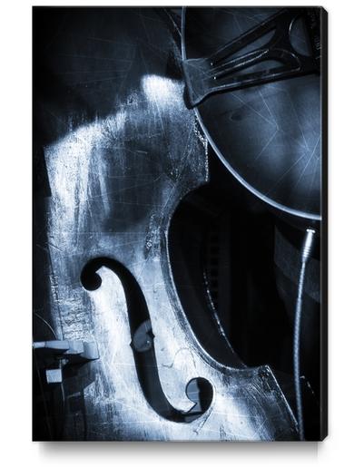 Double Bass Canvas Print by cinema4design