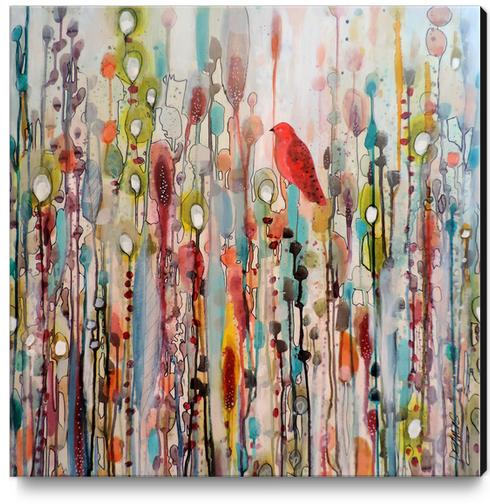 La Vie Comme Un Passage Canvas Print by Sylvie Demers