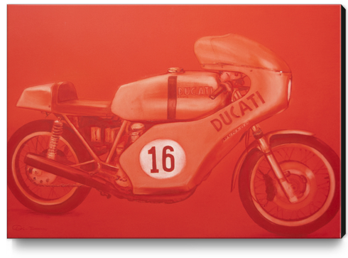 Ducati Legend Canvas Print by di-tommaso