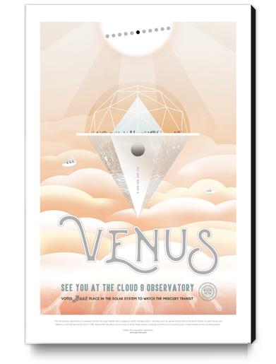 Venus: See You at the Cloud 9 Observatory - NASA JPL Space Tourism Poster Canvas Print by Space Travel