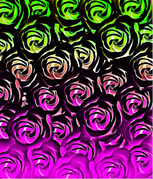 rose pattern texture abstract background in green and pink by Timmy333