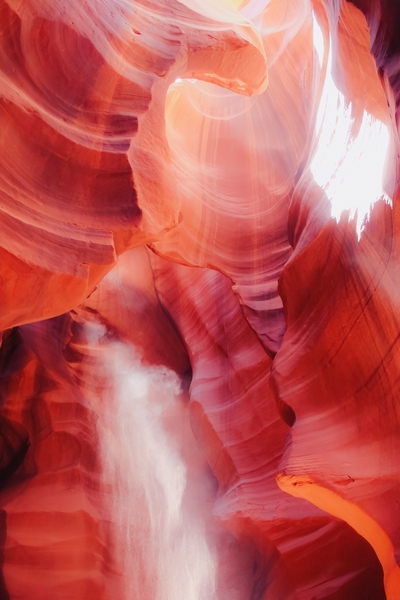 Sandstone surface abstract at Antelope Canyon Arizona USA by Timmy333