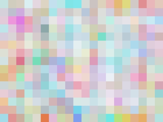 geometric square pixel pattern abstract in blue and pink by Timmy333