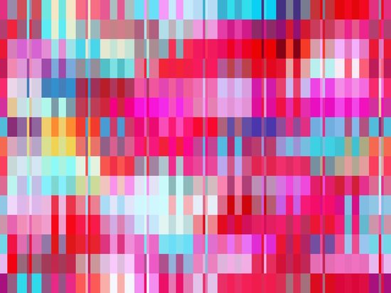 geometric square pixel pattern abstract background in pink and blue by Timmy333