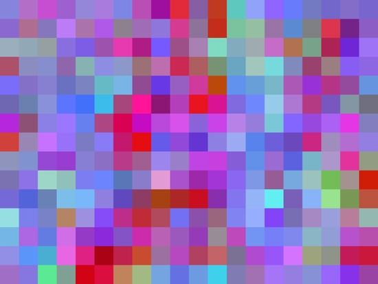 geometric square pixel pattern abstract background in blue purple pink red by Timmy333