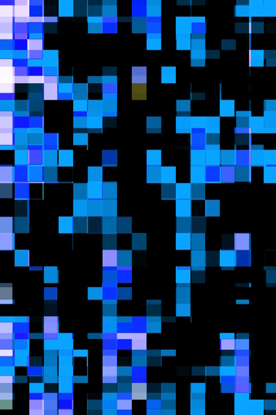 geometric pixel square pattern abstract background in blue black by Timmy333