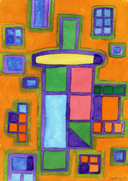 Colorful Windows  by Heidi Capitaine