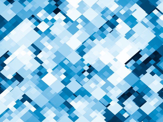 geometric square pixel pattern abstract background in blue by Timmy333