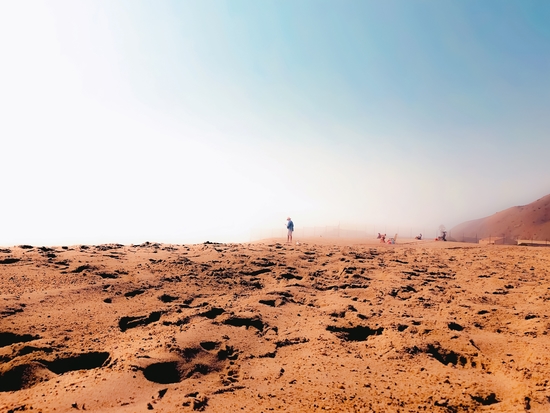 Sandy beach at Point Mugu beach California USA by Timmy333