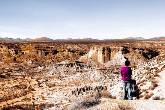 Desert landscape at Red Rock Canyon State Park California USA by Timmy333