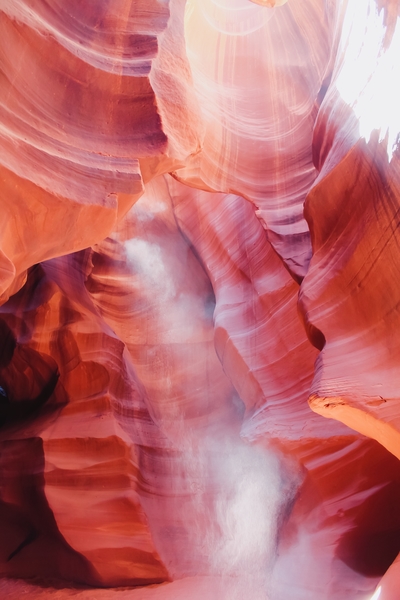 Light in the sandstone cave at Antelope Canyon Arizona USA by Timmy333