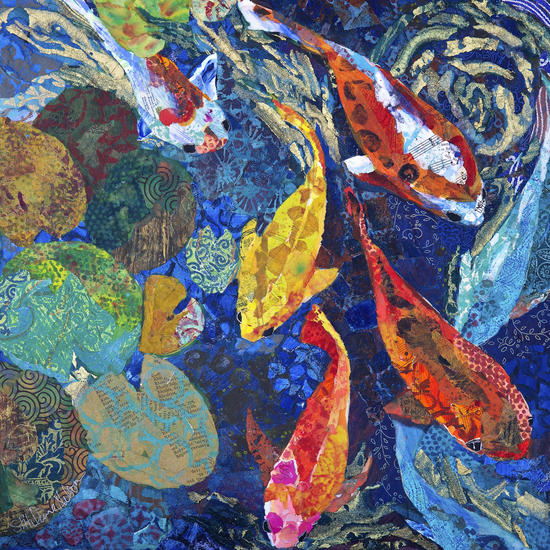 Koi Pond II by Elizabeth St. Hilaire