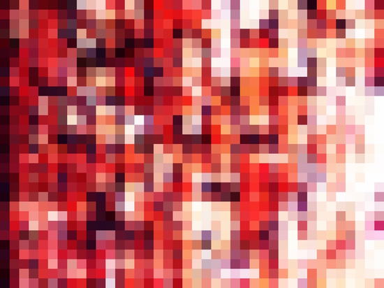 red geometric square pixel pattern abstract background by Timmy333