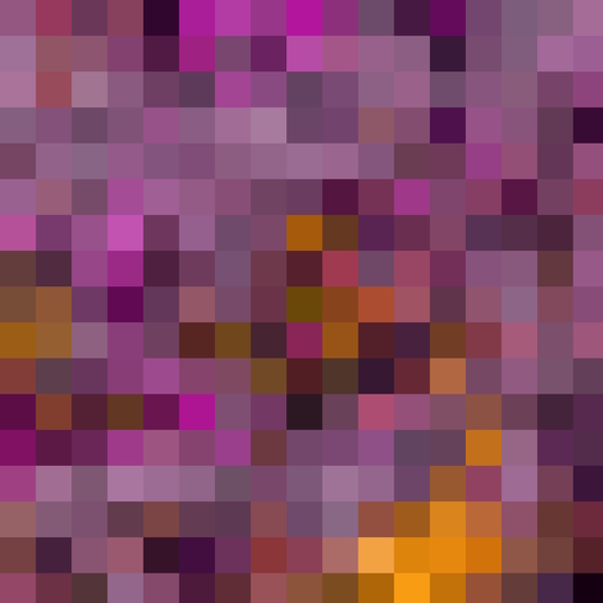 graphic design geometric pixel square pattern abstract in pink purple yellow by Timmy333