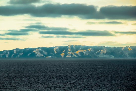 Ocean and mountains view at Rancho Palos Verdes California USA by Timmy333