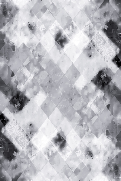 geometric pixel square pattern abstract texture background in black and white by Timmy333