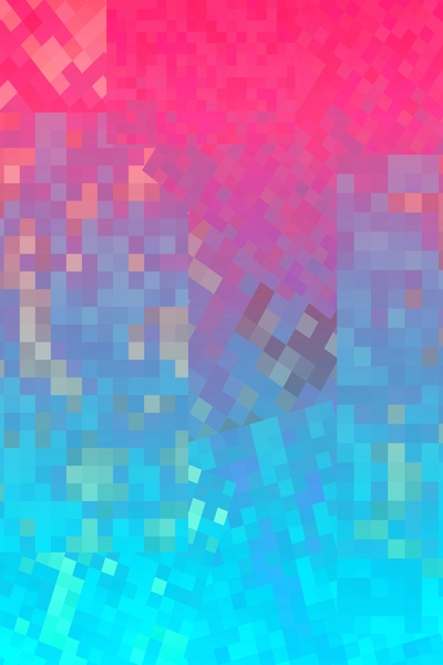 geometric pixel square pattern abstract background in pink blue by Timmy333