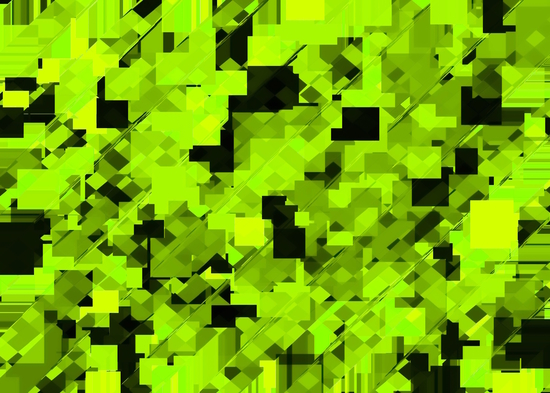 geometric square pixel pattern abstract background in green and black by Timmy333