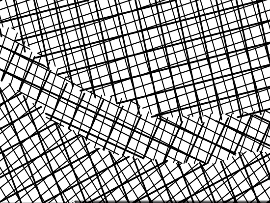 geometric square line pattern abstract background in black and white by Timmy333