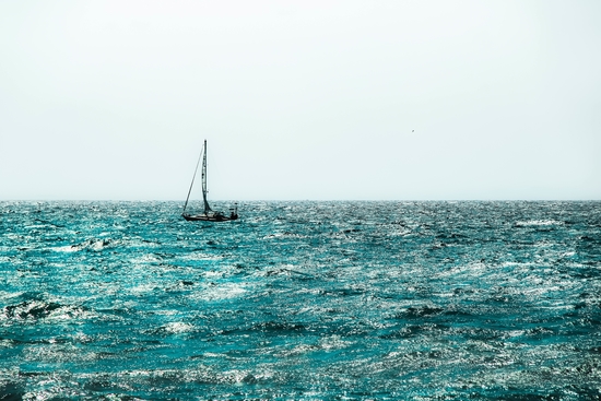 sail boat on the lake with blue water at Lake Tahoe, California, USA by Timmy333