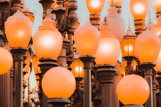 Urban Light at LACMA Los Angeles California USA by Timmy333