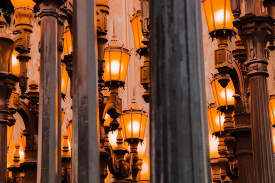 Urban Light at LACMA Los Angeles California USA by Timmy333