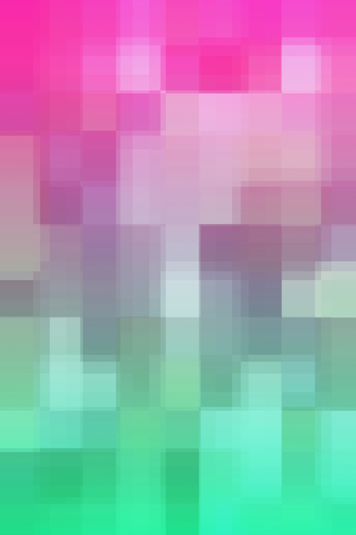 geometric pixel square pattern abstract background in pink green by Timmy333