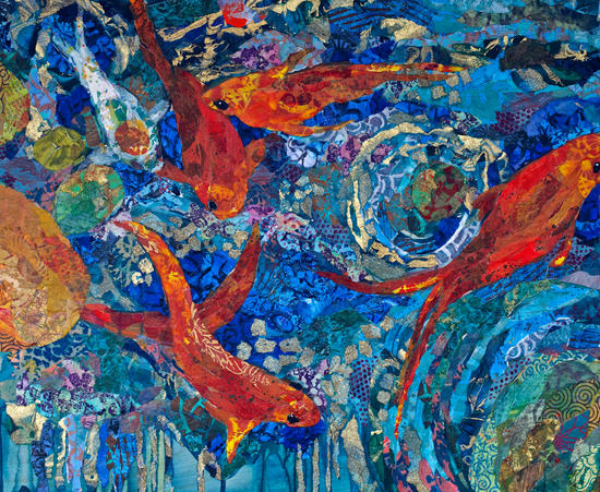 Koi Pond by Elizabeth St. Hilaire