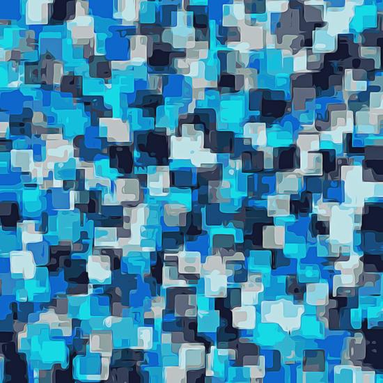 blue and black square pattern abstract background by Timmy333